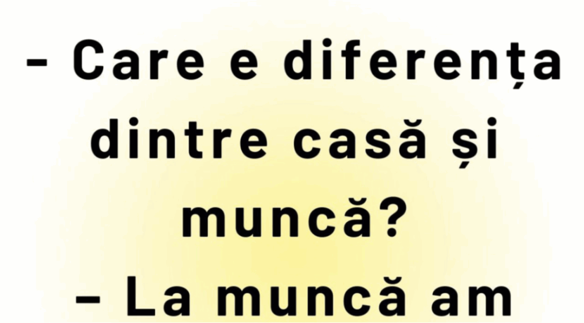 Imagine Stire BANCUL DE LUNI | Care e diferența dintre casă și muncă | 2review.ro