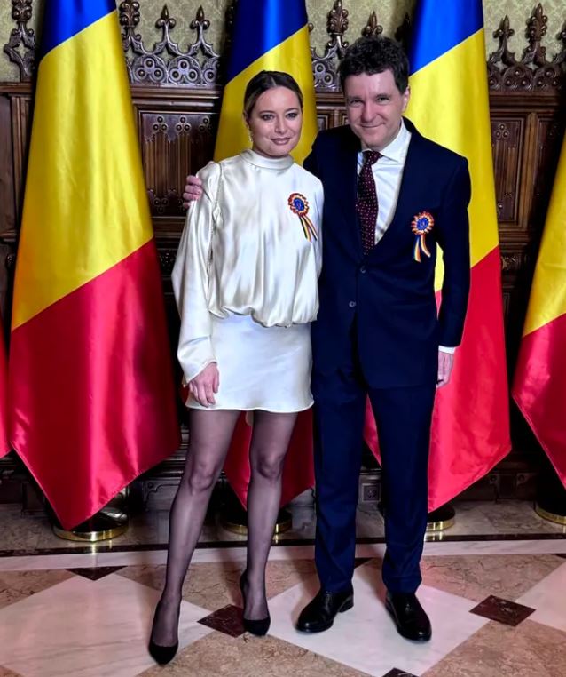 Laura Cosoi alături de Președintele României, Nicușor Dan