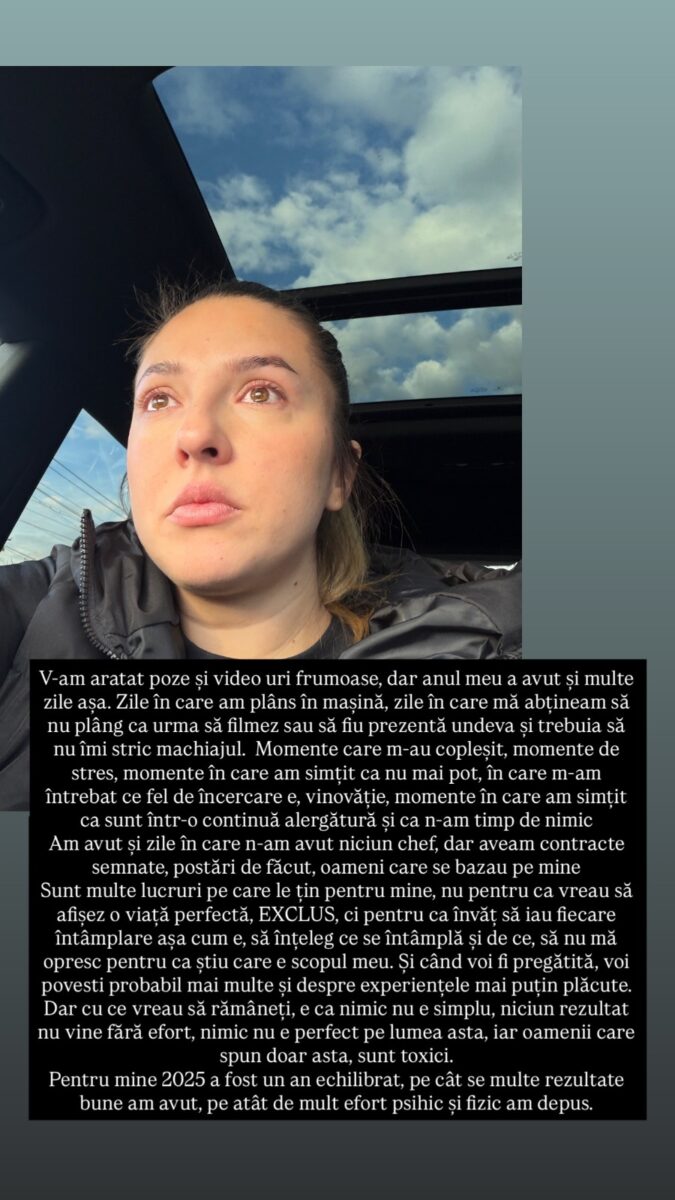 Mesajul Danielei Iliescu