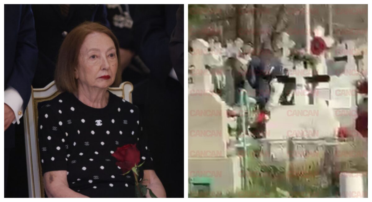 O mână de oameni la ceremonia de reînmormântare a Rodicăi Stănoiu. Primele imagini