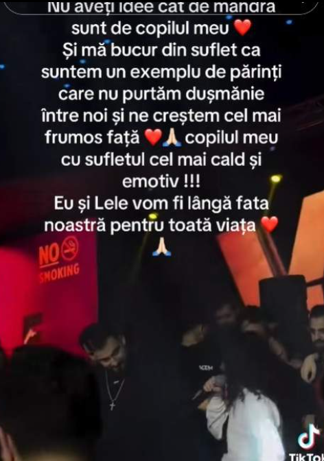 De ce a lipsit fosta soție a lui Lele de la concertul fiicei sale/ sursă foto: Tiktok