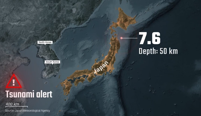 Imagine Stire Bilanțul victimelor cutremurului de 7,6 grade pe scara Richter. Japonia stă pe un butoi de pulbere | 2review.ro