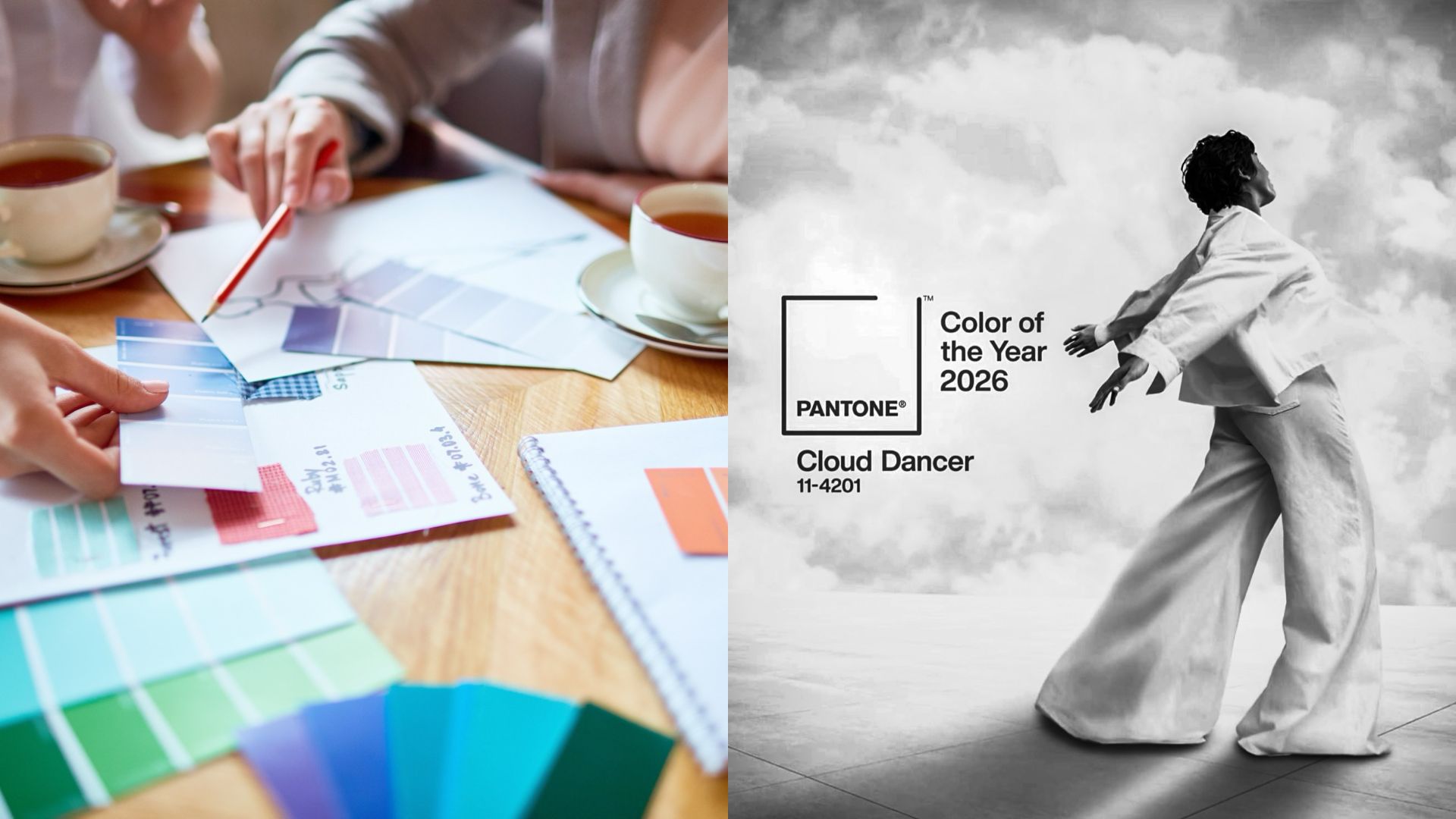 Culoarea anului 2026: Cloud Dancer de la Pantone