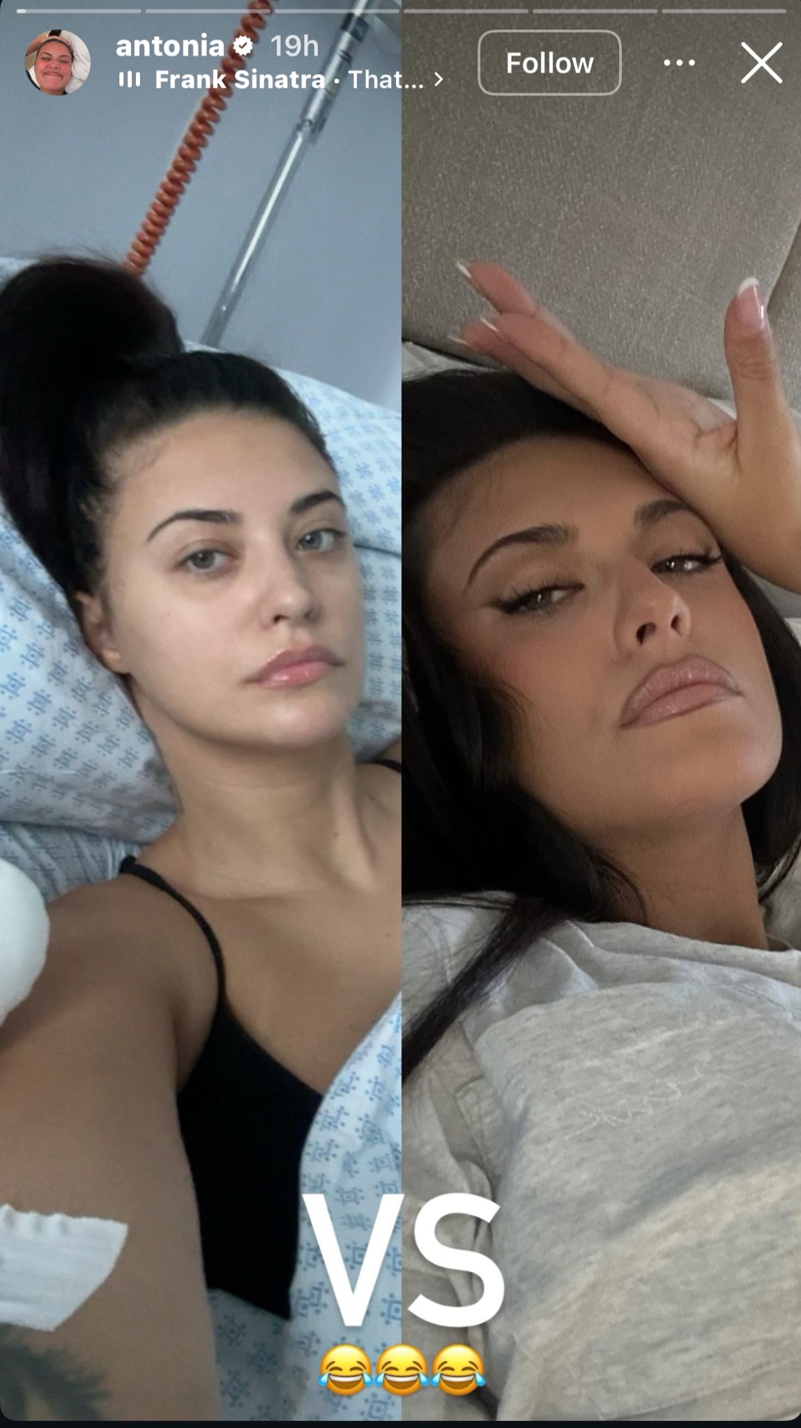 Antonia se recuperează după complicațiile suferite/ sursă foto: Instagram