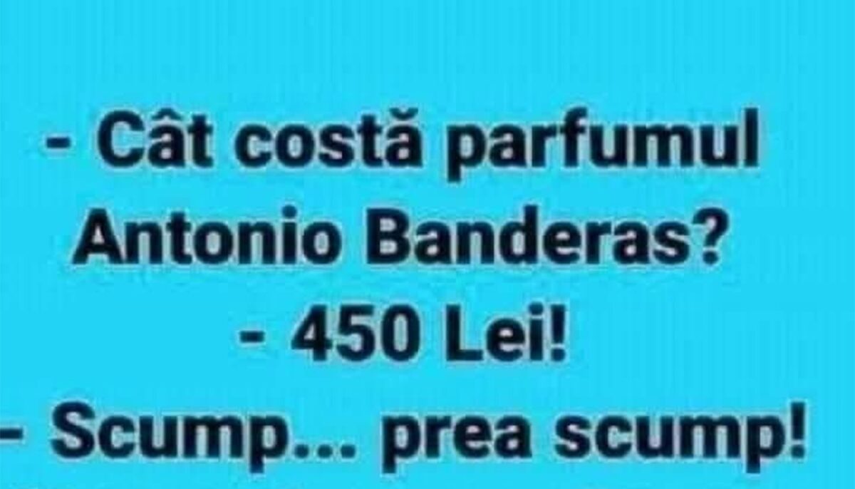 Imagine Stire BANCUL ZILEI | Cât costă parfumul Antonio Banderas? | 2review.ro
