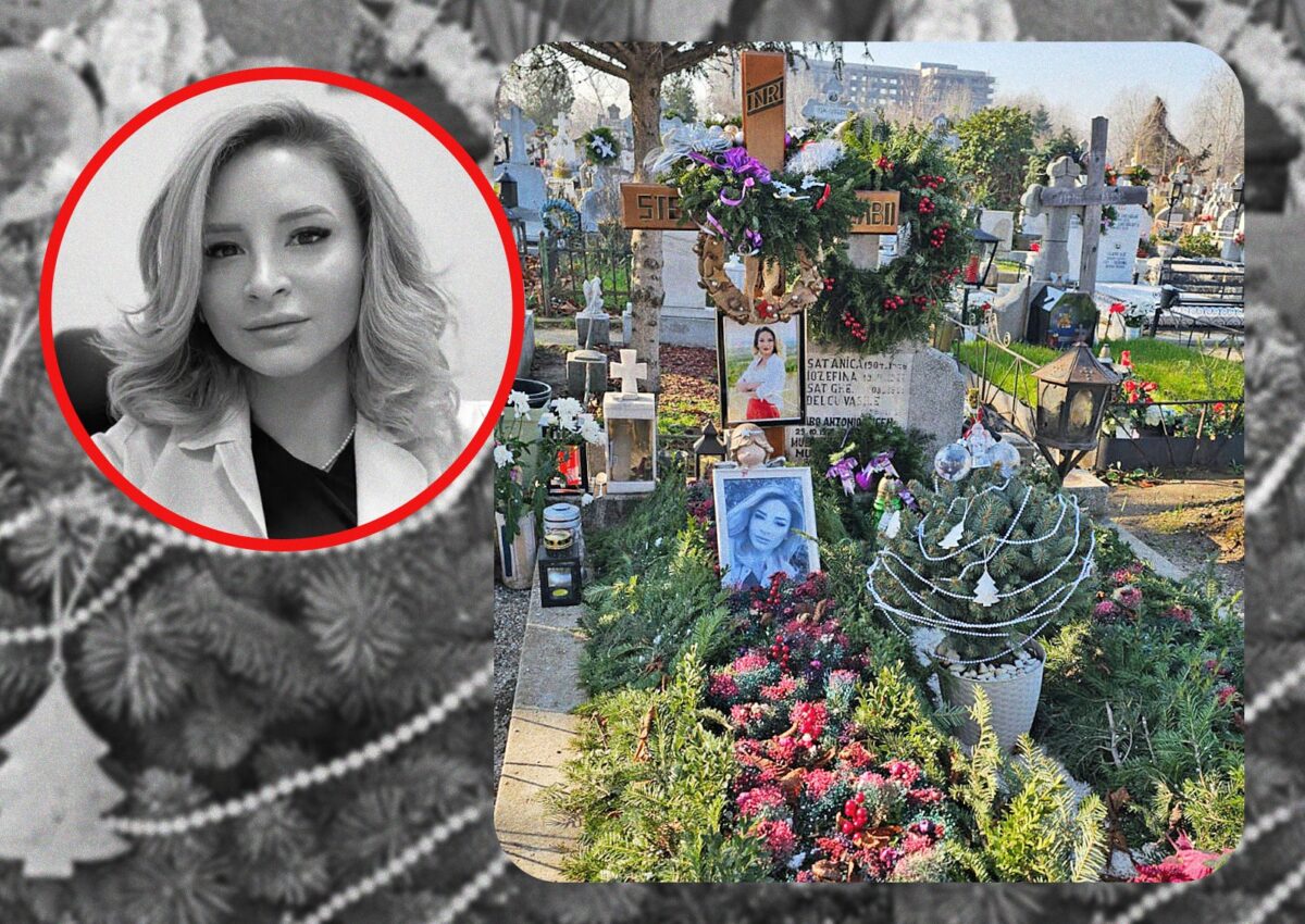 Imagini sfâșietoare la mormântul Ștefaniei Szabo, în prag de Crăciun. Omagiul care îți rupe sufletul