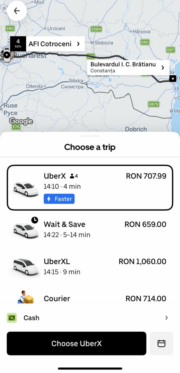 Cursa București-Constanța