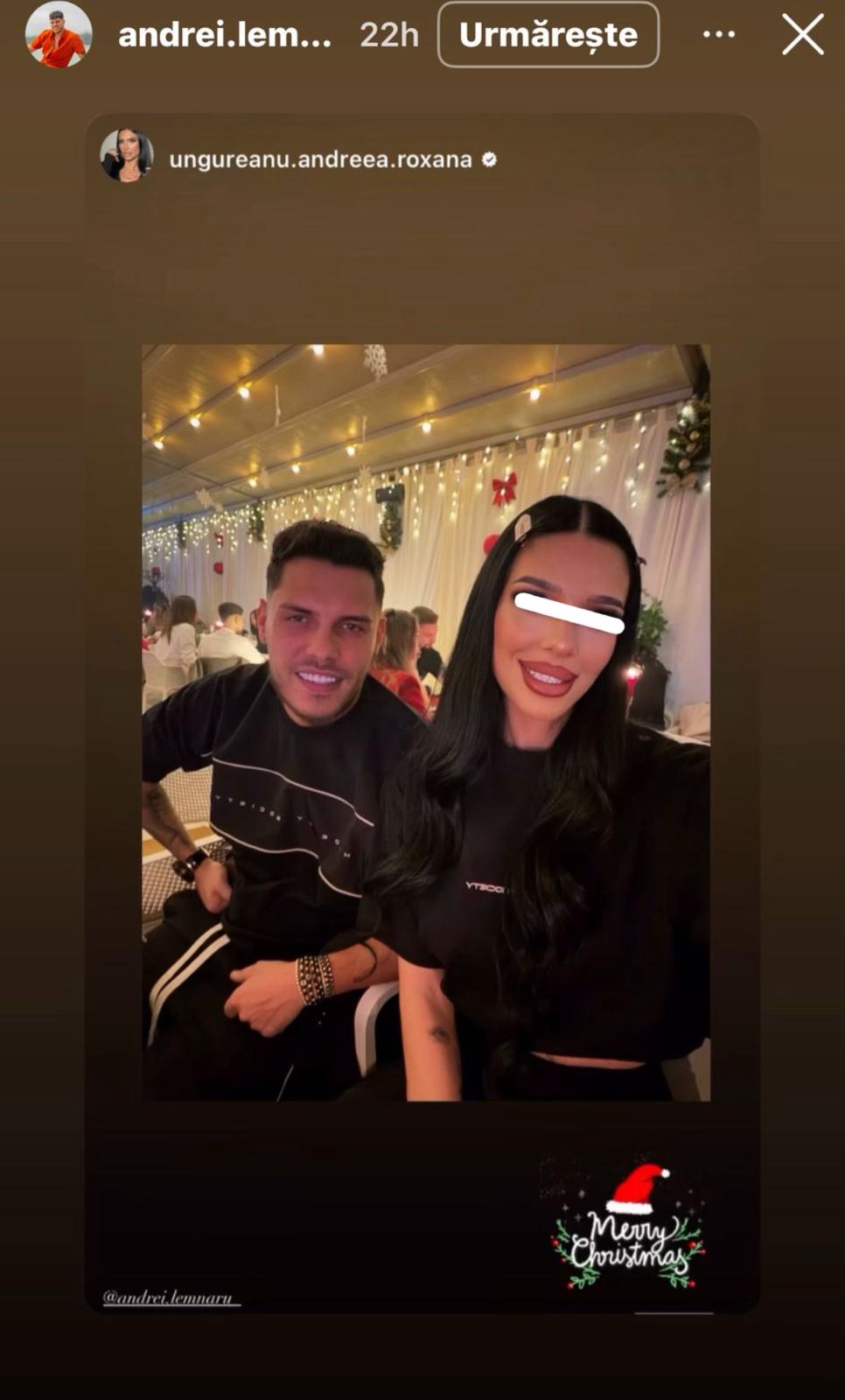 Andrei Lemnaru și Andreea Ungureanu/ sursă foto: Instagram