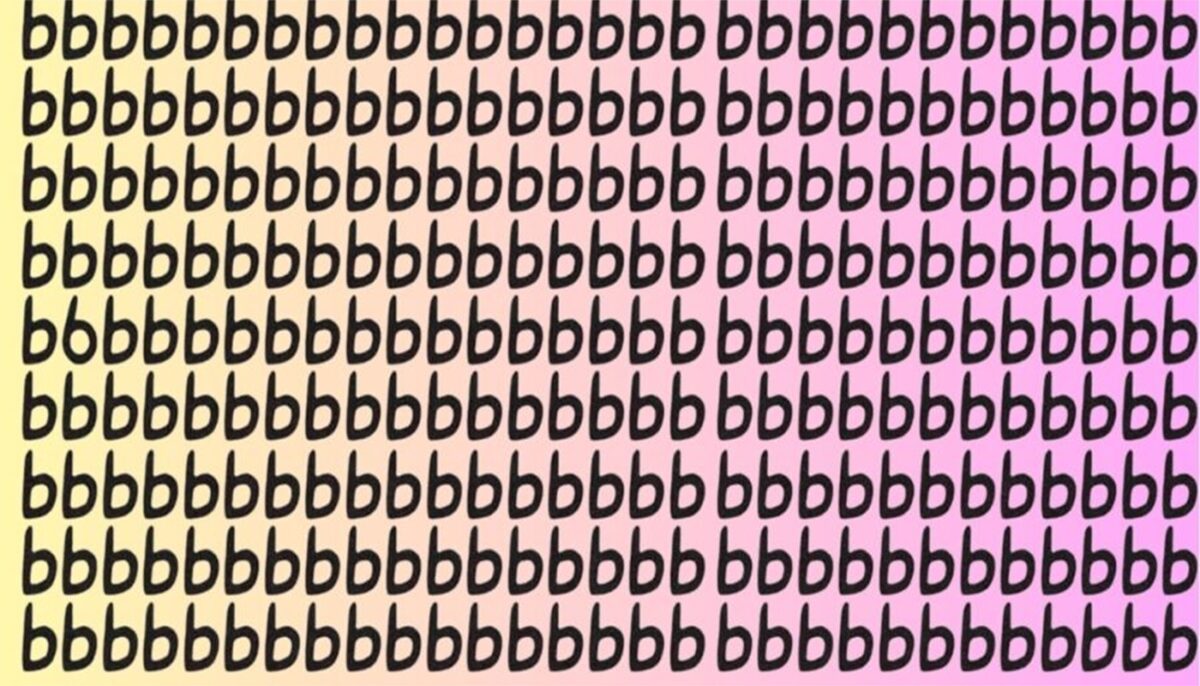 Imagine Stire Iluzie optică virală | Găsiți cifra 6 ascunsă printre literele „b” din această poză | 2review.ro