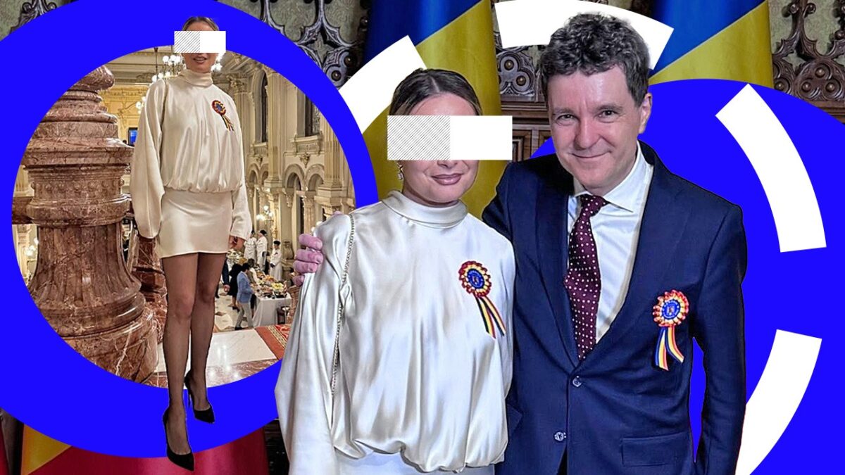 Vedeta care a furat privirile la Cotroceni, de 1 Decembrie. S-a pozat cu președintele, dar toată lumea era atentă la … picioarele ei!