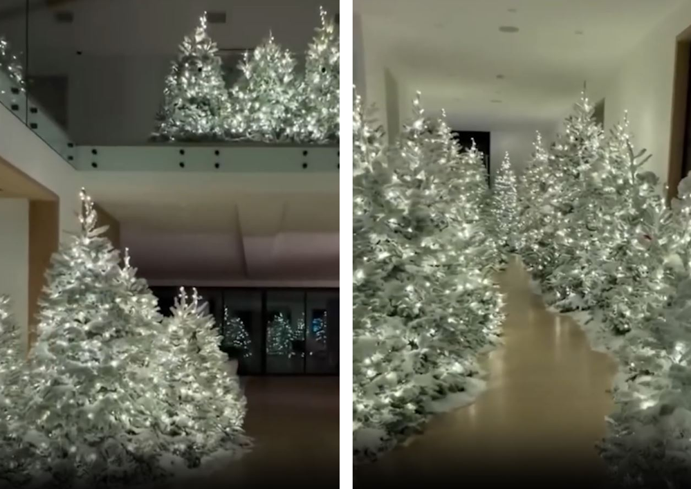 Imagine Stire Așa ceva, mai rar! Vedeta care și-a transformat locuința într-o pădure cu brazi de Crăciun | 2review.ro