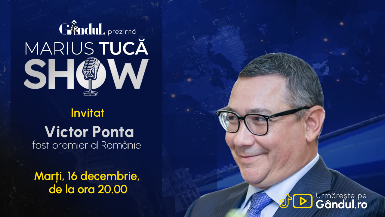 Emisiuni live pe Gândul, 16 decembrie 2025