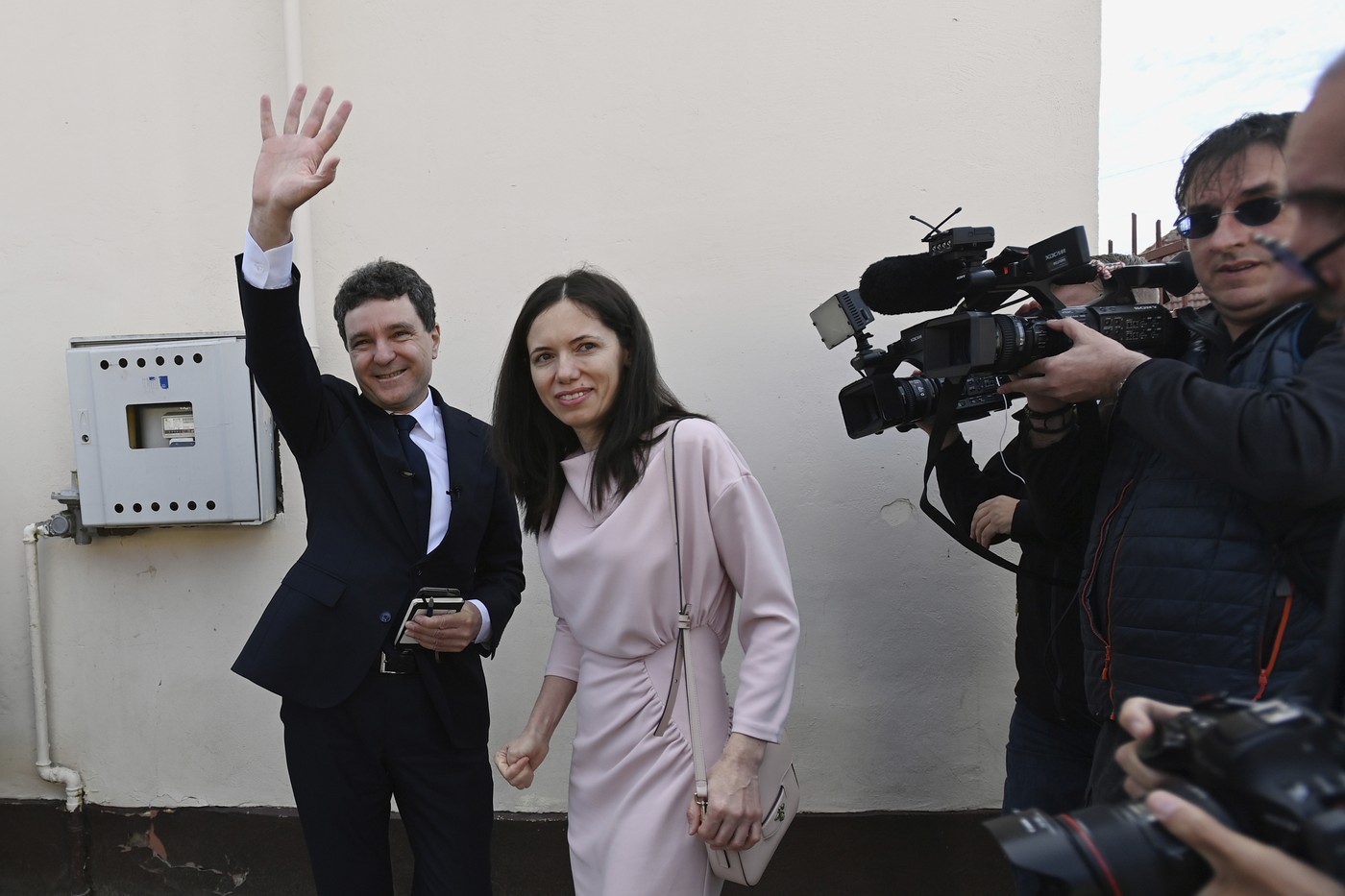 Nicușor Dan și Mirabela Grădinaru/ sursă foto: Profimedia 