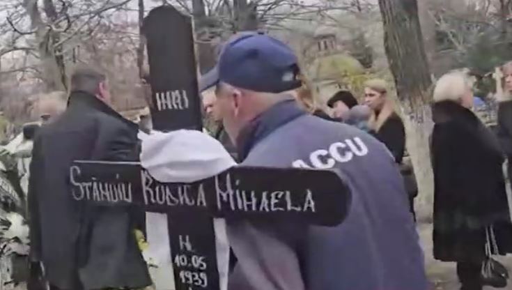 Înmormântarea Rodicăi Stănoiu. Sursă: Captură TV