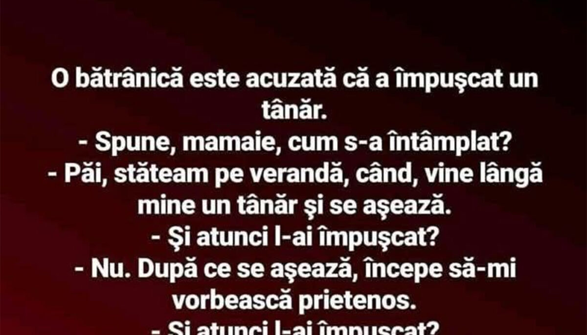Imagine Stire Bancul de sâmbătă | Bătrânica și tânărul | 2review.ro