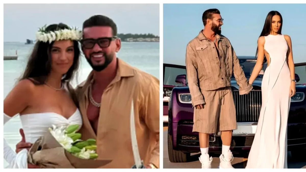 Imagine Stire Primele imagini cu Dorian Popa în costum de mire. Și-a făcut ”intrarea” într-un Lamborghini Huracán Spyder | 2review.ro