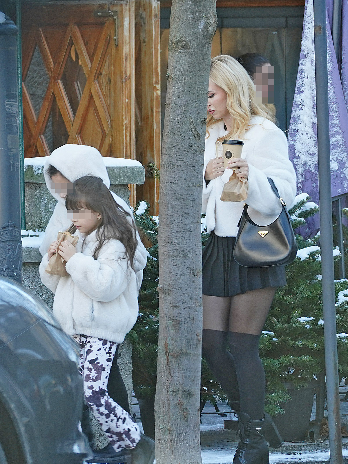 Andreea Bălan a sfidat, din nou, temperatura