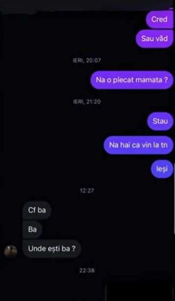 Ultima conversație a lui Mario. Sursă: Captură TV