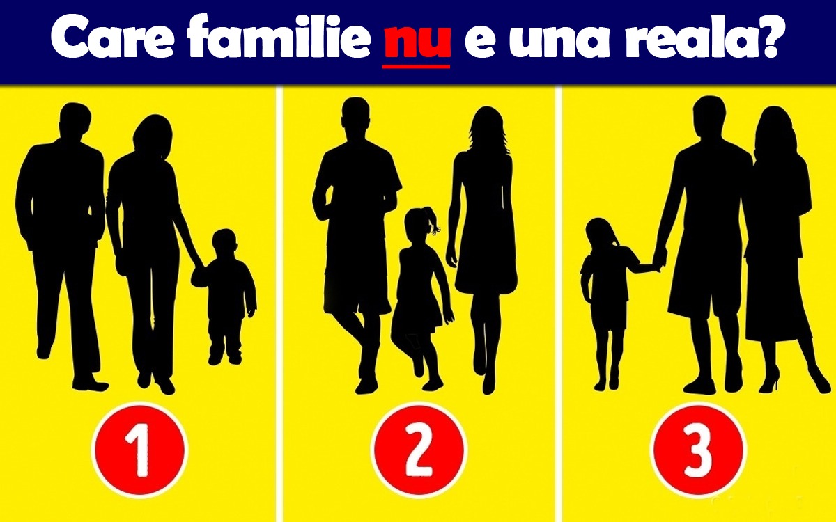 Testul începutului de 2026 | Care dintre aceste 3 familii nu este reală?