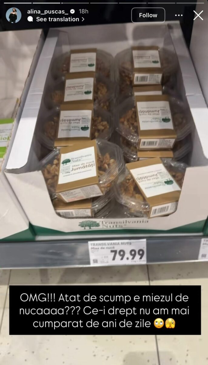 Postarea făcută de Alina Pușcaș