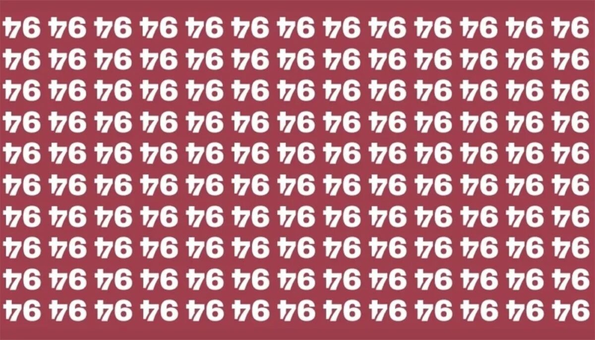 Imagine Stire Test de perspicacitate | Depistați numărul 64 întors, în maximum 7 secunde | 2review.ro