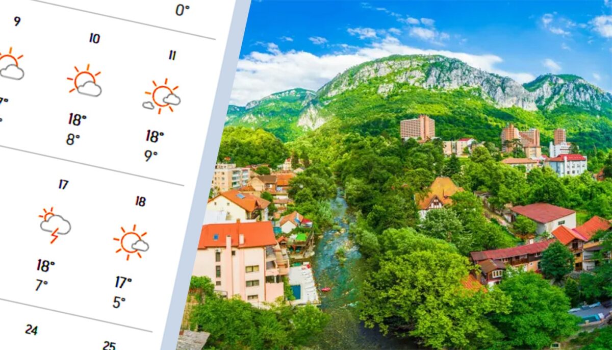 Singurul oraș cu climă tropicală din România. Pe ce dată vine primăvara, potrivit meteorologilor Accuweather