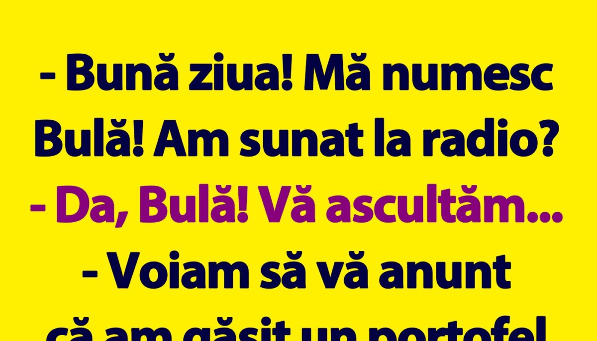 BANC | Bulă și portofelul cu 25.000 lei