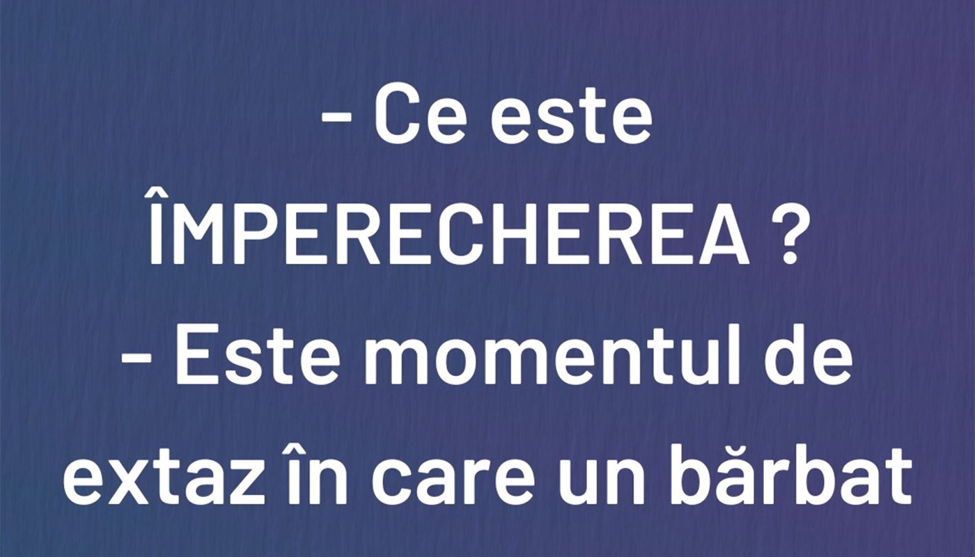 BANC | Cea mai corectă definiție a împerecherii