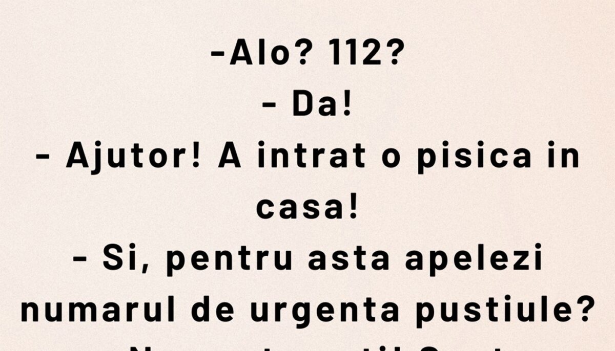 Imagine Stire BANCUL ZILEI | „Ajutor! A intrat pisica în casă” | 2review.ro