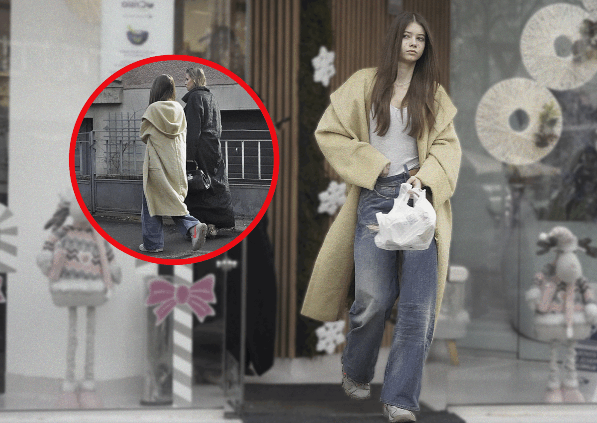 Imagine Stire Iulia Albu are concurență chiar în familie! Mikaela a dat moda în Dorobanți, cu paltonul purtat de Gigi Hadid | 2review.ro