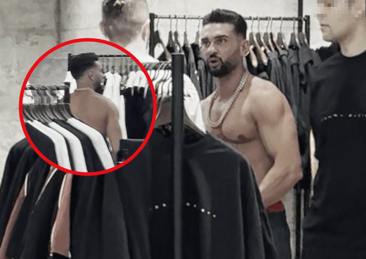 Dorian Popa, show la bustul gol printre clienții din mall. Nimeni nu a putut să îl oprească! Toți se holbau