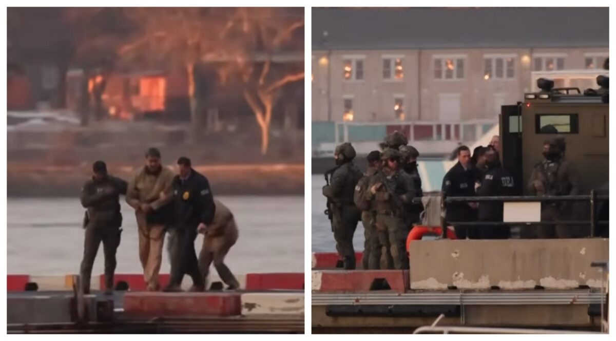 Imagine Stire Cum au ajuns Cilia Flores și Nicolas Maduro în fața judecătorilor din America. Imaginile decăderii au făcut înconjurul internetului | 2review.ro