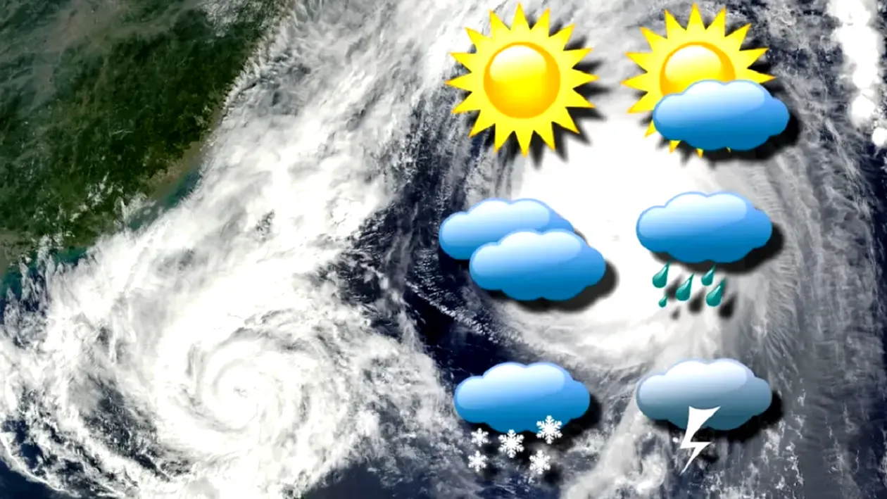 Când scăpăm de ninsori în București, potrivit meteorologilor Accuweather. Ninge sau nu de Paște?
