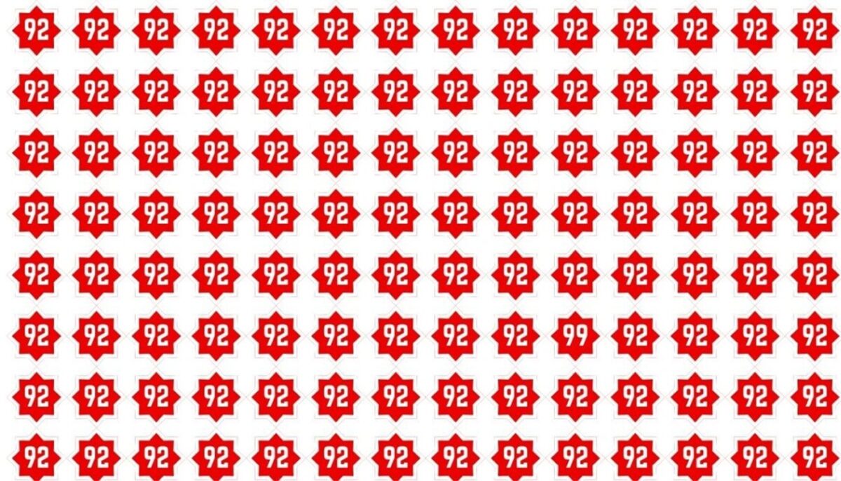 Test de inteligență | Identificați numărul 99 în această poză! Doar 1% reușesc