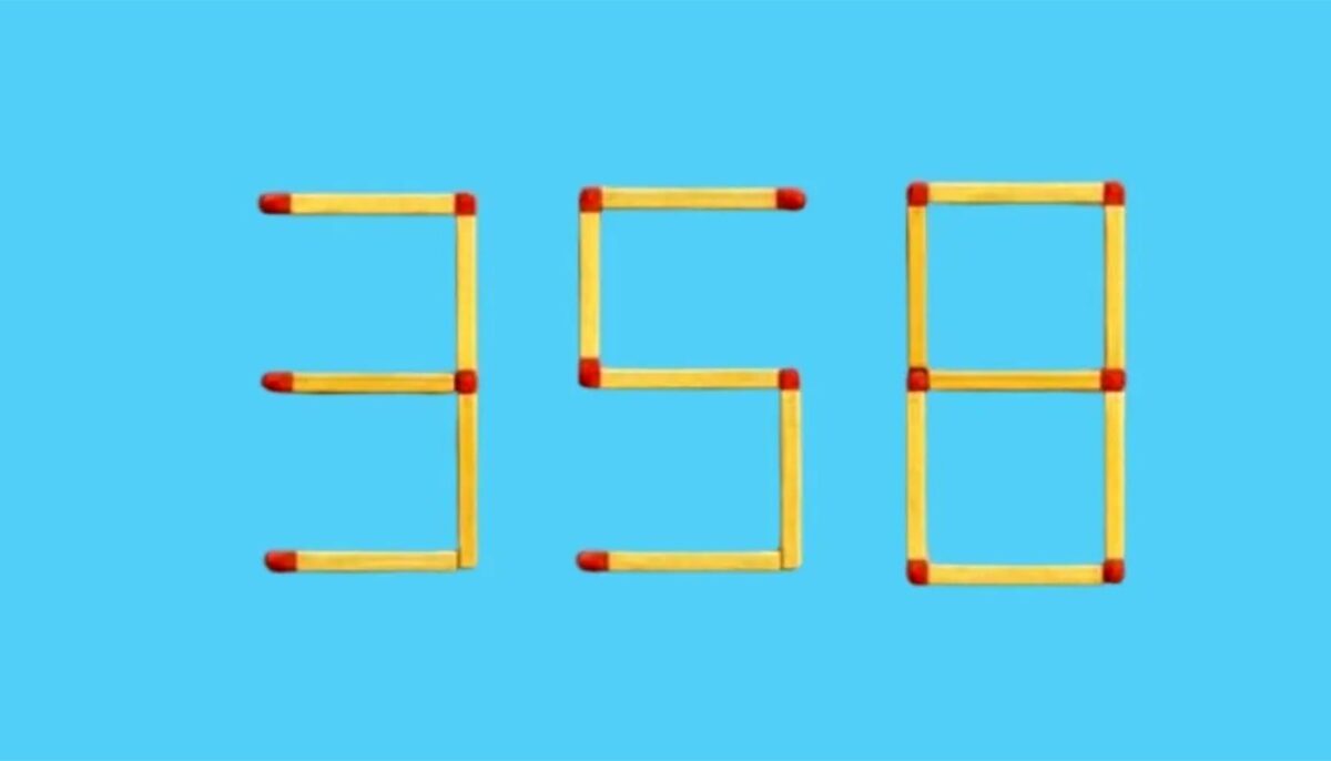 Imagine Stire Test IQ doar pentru genii | Care este cel mai mare număr de 3 cifre pe care îl puteți obține mutând doar 2 bețe? | 2review.ro