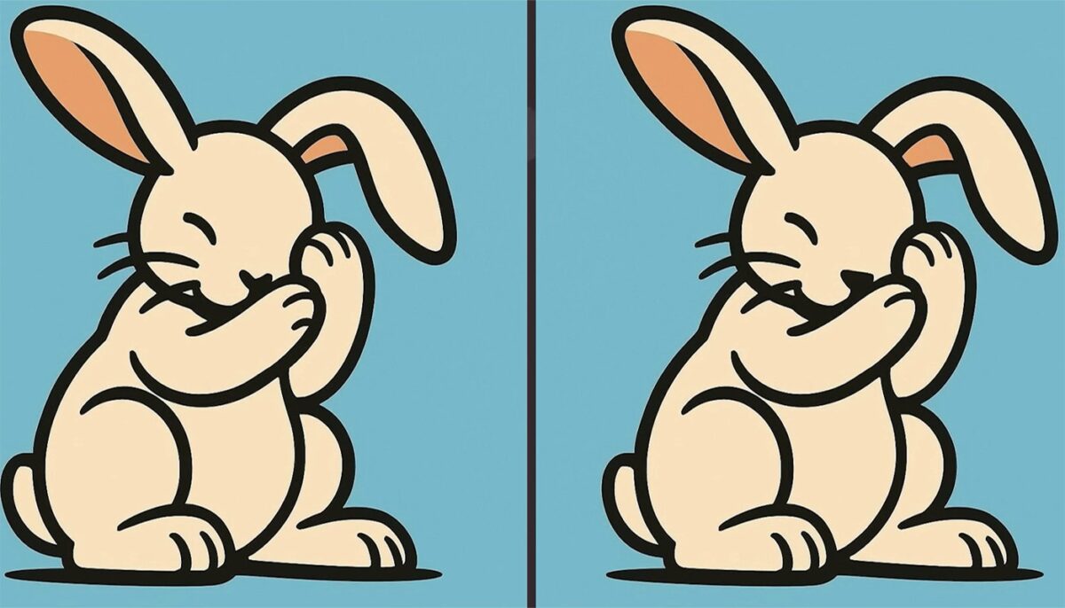 Imagine Stire Test de perspicacitate | Acești doi iepurași par identici, dar nu sunt. Identificați cele 3 diferențe! | 2review.ro