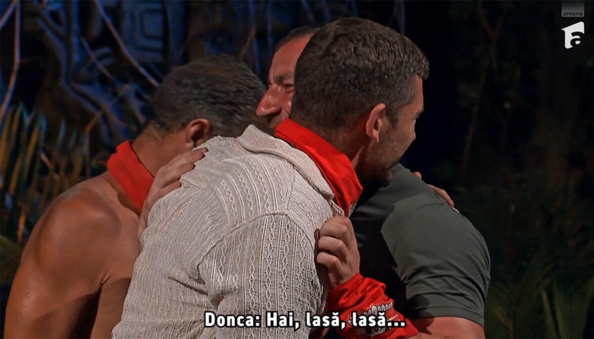 Ce i-a șoptit Marian Godină la ureche descalificatului Călin Donca, în timp ce își lua rămas bun în consiliul tribal de la Survivor: „Chiar ne..”
