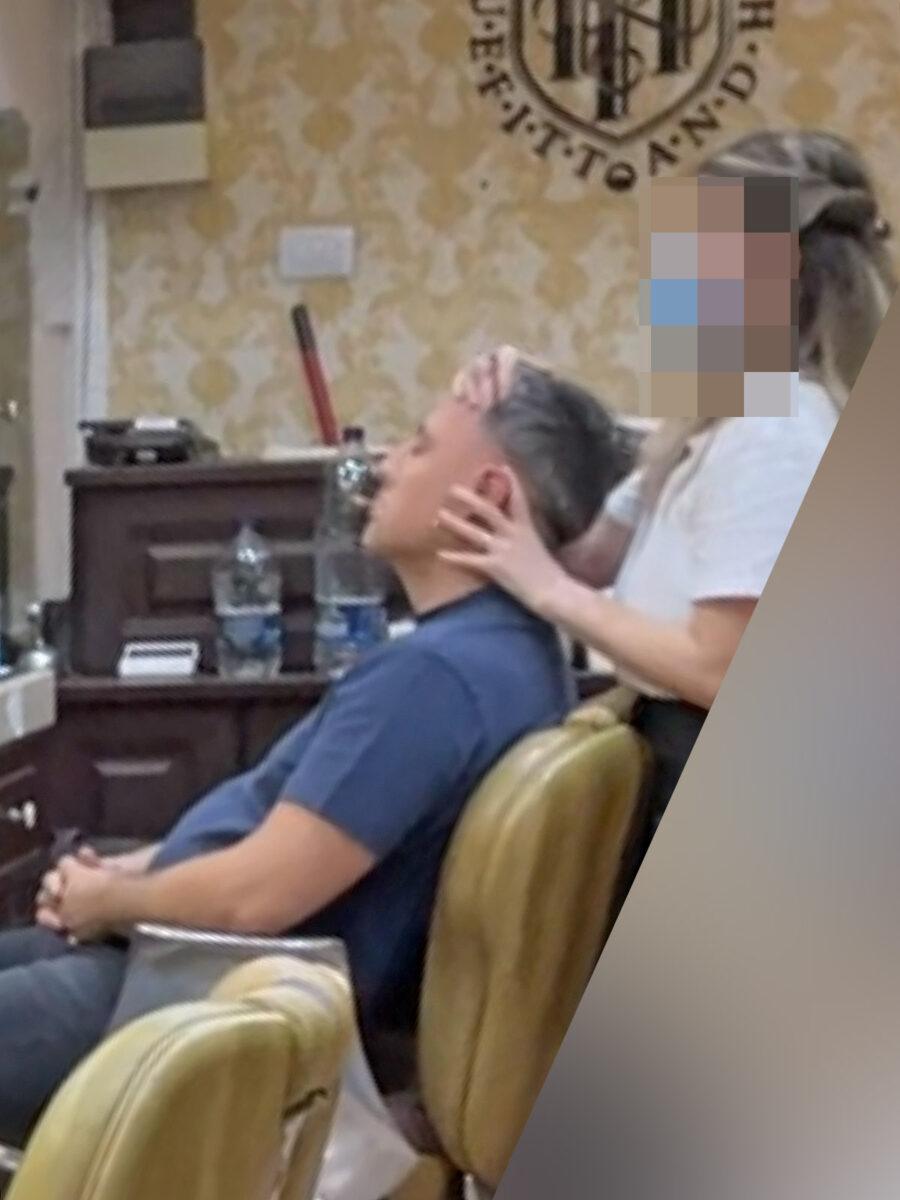 Designerul a avut parte de un moment de răsfăț total