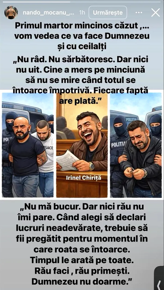 Postare făcută de Nando Mocanu