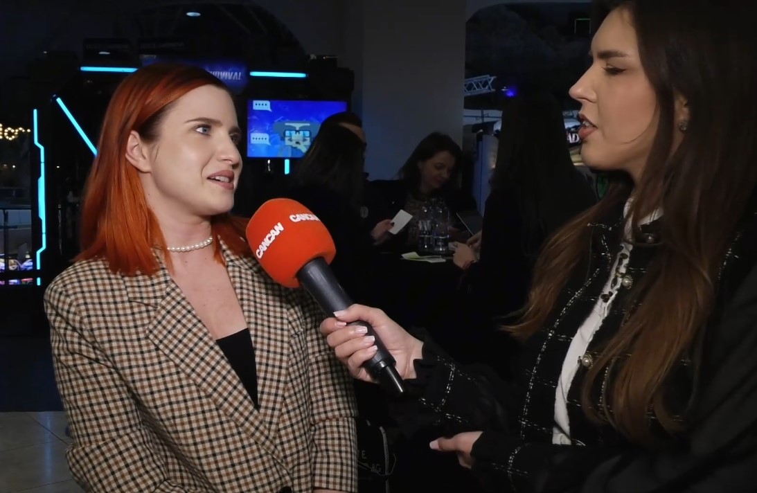 Cristina Ciobănașu a fost prezentă la avanpremiera filmului În pielea mea, în care protagoniștii sunt Oana și Vlad Gherman