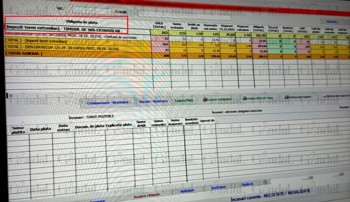 Terenul Extravilan menționat în acte. SURSA FOTO: Gândul.ro