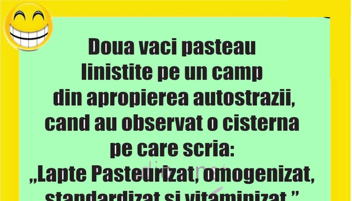Imagine Stire BANCUL ZILEI | Vacile și laptele pasteurizat | 2review.ro