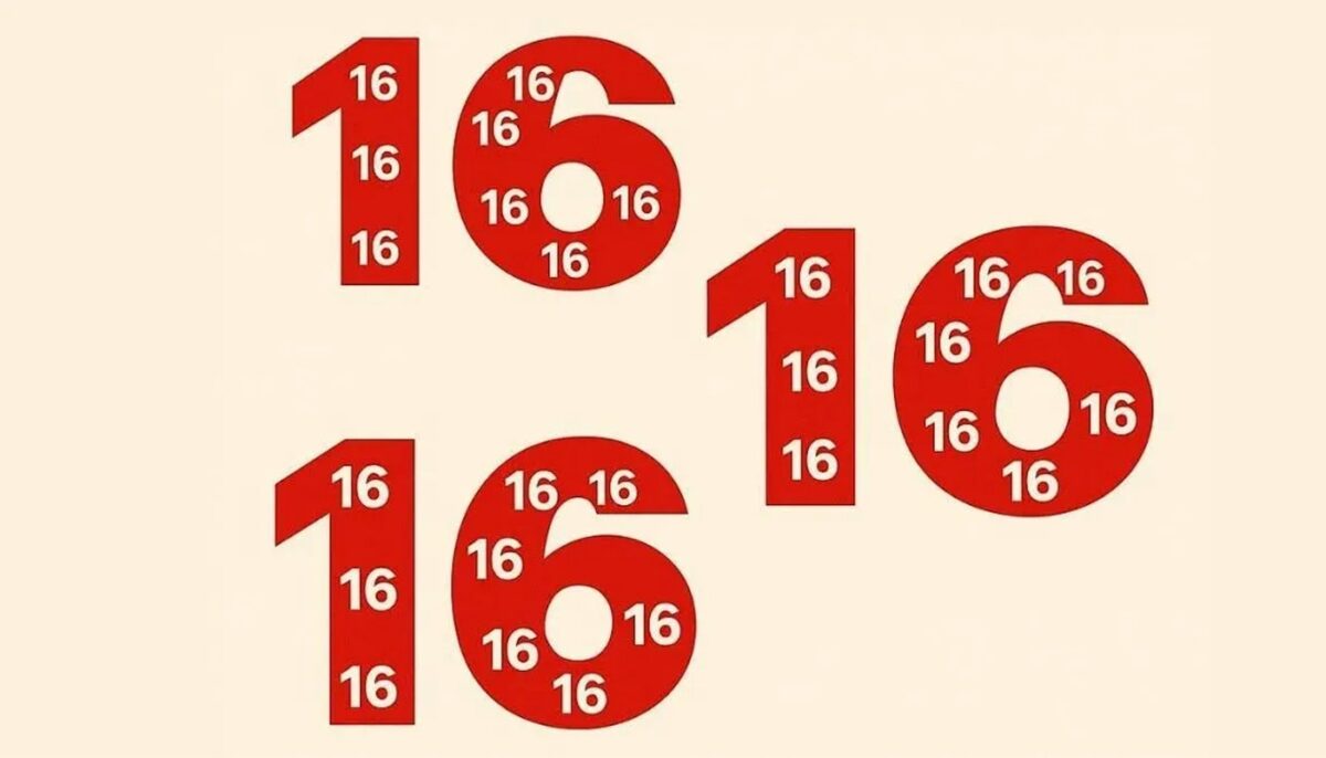 Imagine Stire Test IQ exclusiv pentru genii | Câți de 16 sunt, în total, în această imagine? | 2review.ro