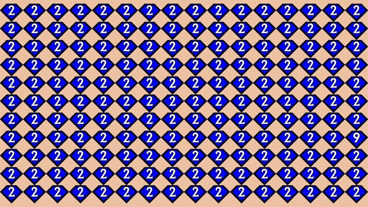Imagine Stire Test de logică | Găsiți numărul 9 în această poză, în maximum 32 de secunde! | 2review.ro