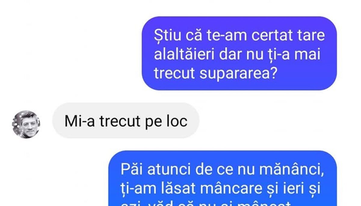 Imagine Stire BANC | „Știu că te-am certat tare alaltăieri, dar nu ți-a mai trecut supărarea?” | 2review.ro