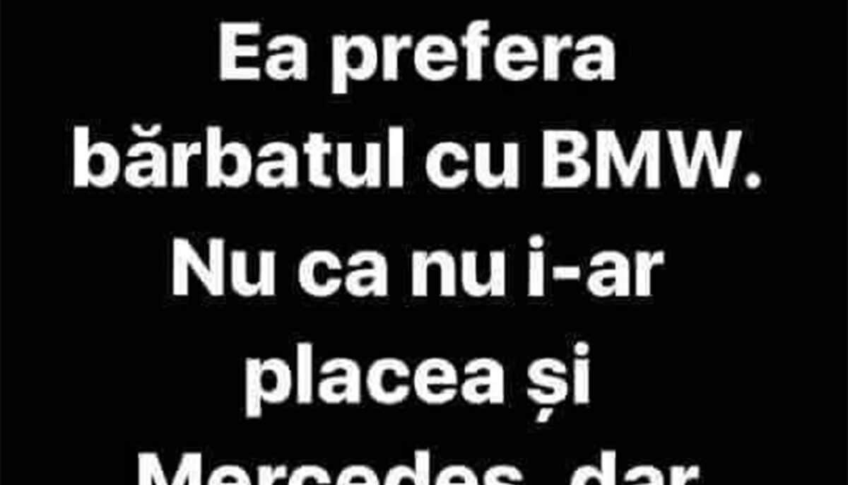Imagine Stire BANCUL ZILEI | De ce preferă femeile bărbații cu BMW, de fapt | 2review.ro