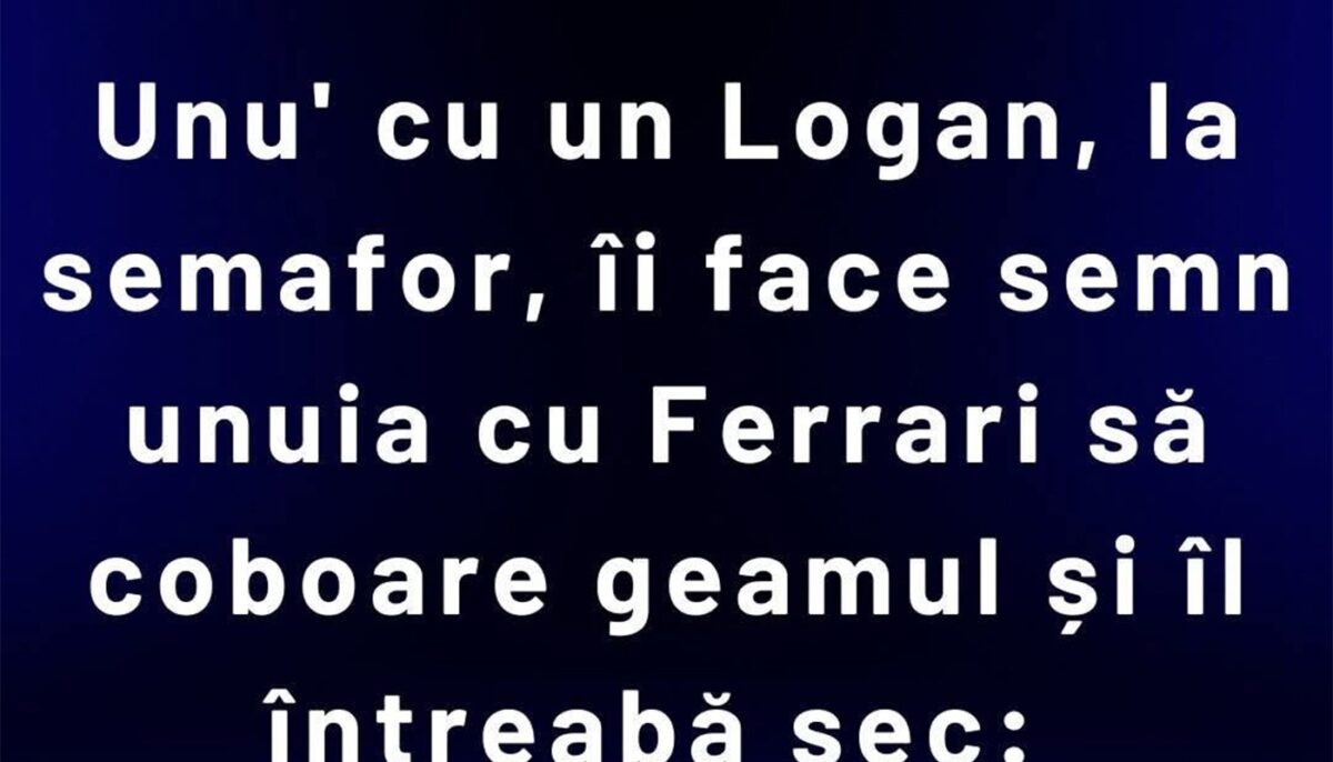Imagine Stire BANCUL ZILEI | Ferrari versus Logan | 2review.ro