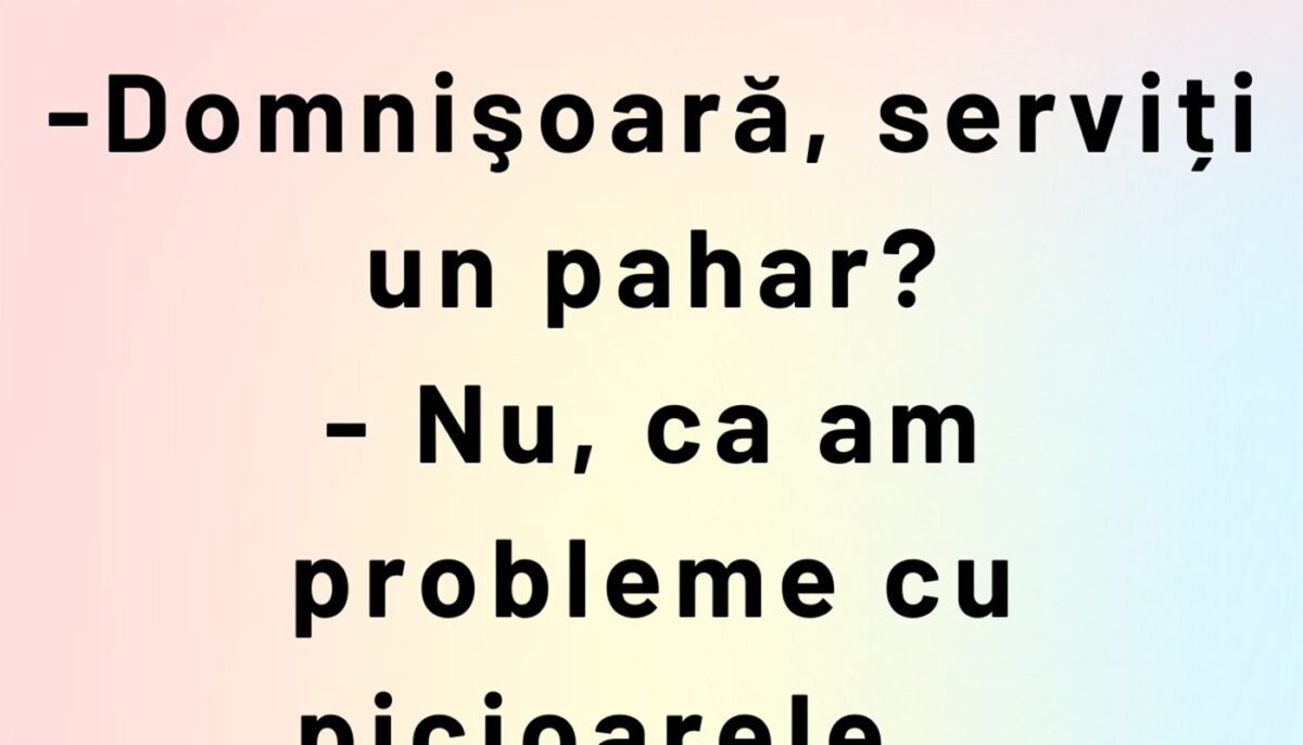 Imagine Stire BANC | „Domnișoară, serviți un pahar?” | 2review.ro