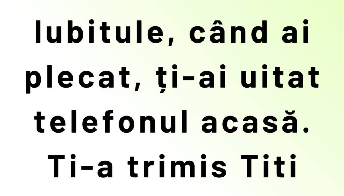 Imagine Stire BANCUL ZILEI | Mesaj de la „Titi mecanic” | 2review.ro