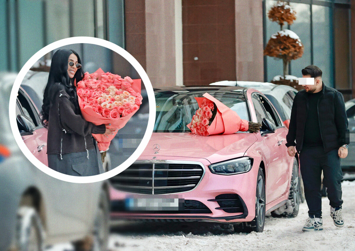 Imagine Stire Cristina Pucean, surpriză spectaculoasă pe capota mașinii! Domnilor, luați notițe! Așa se cucerește o femeie! | 2review.ro